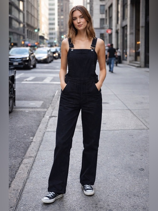 Madewell Pants - Madewell Black Denim Overall Jumpsuit XS Adjustablestraps Casual Streetwear Y2K